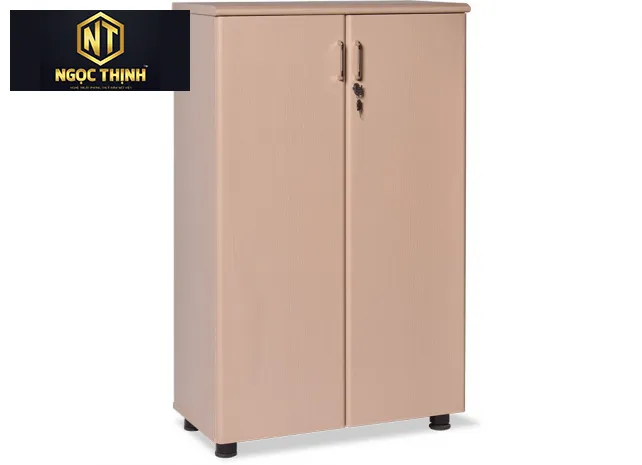 Tủ tài liệu cánh mở kết hợp giữa hai chất liệu là Laminate và Melamine NT1260D